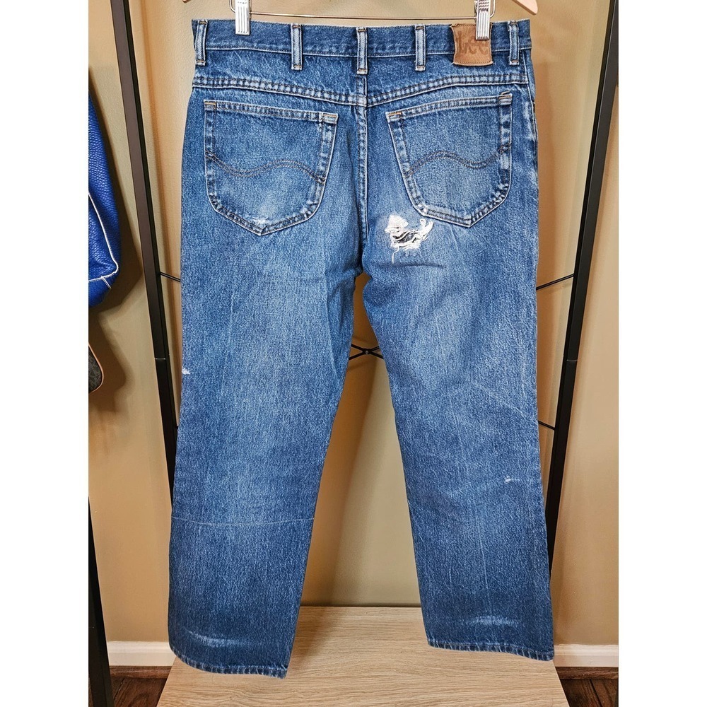 Men's Vintage Lee Jeans Size 36/30 - Picture 8 of 9